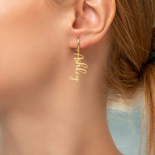 Customized Name Earrings